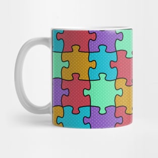 Colorful Puzzle Mug